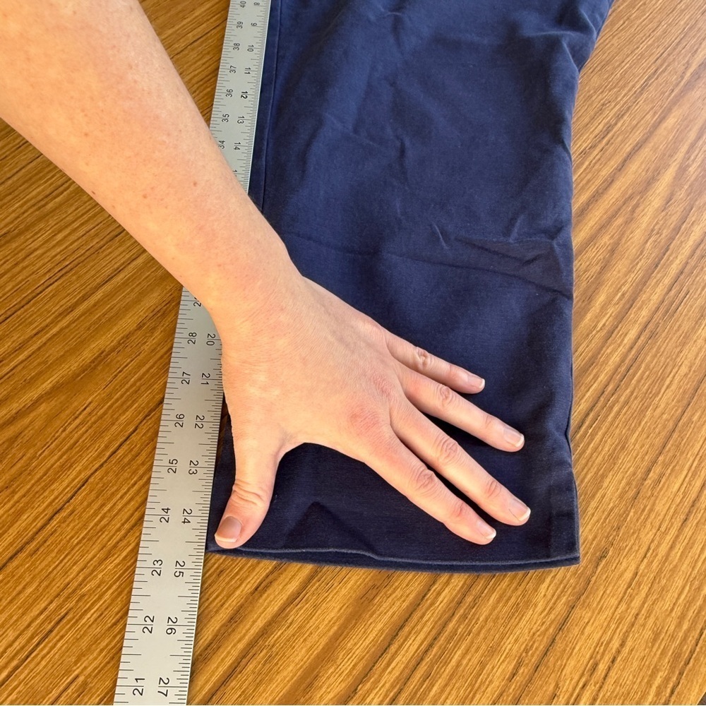 LOFT Plus Marisa Riviera Crop Pants Navy Women’s Size 20 - Picture 8 of 9